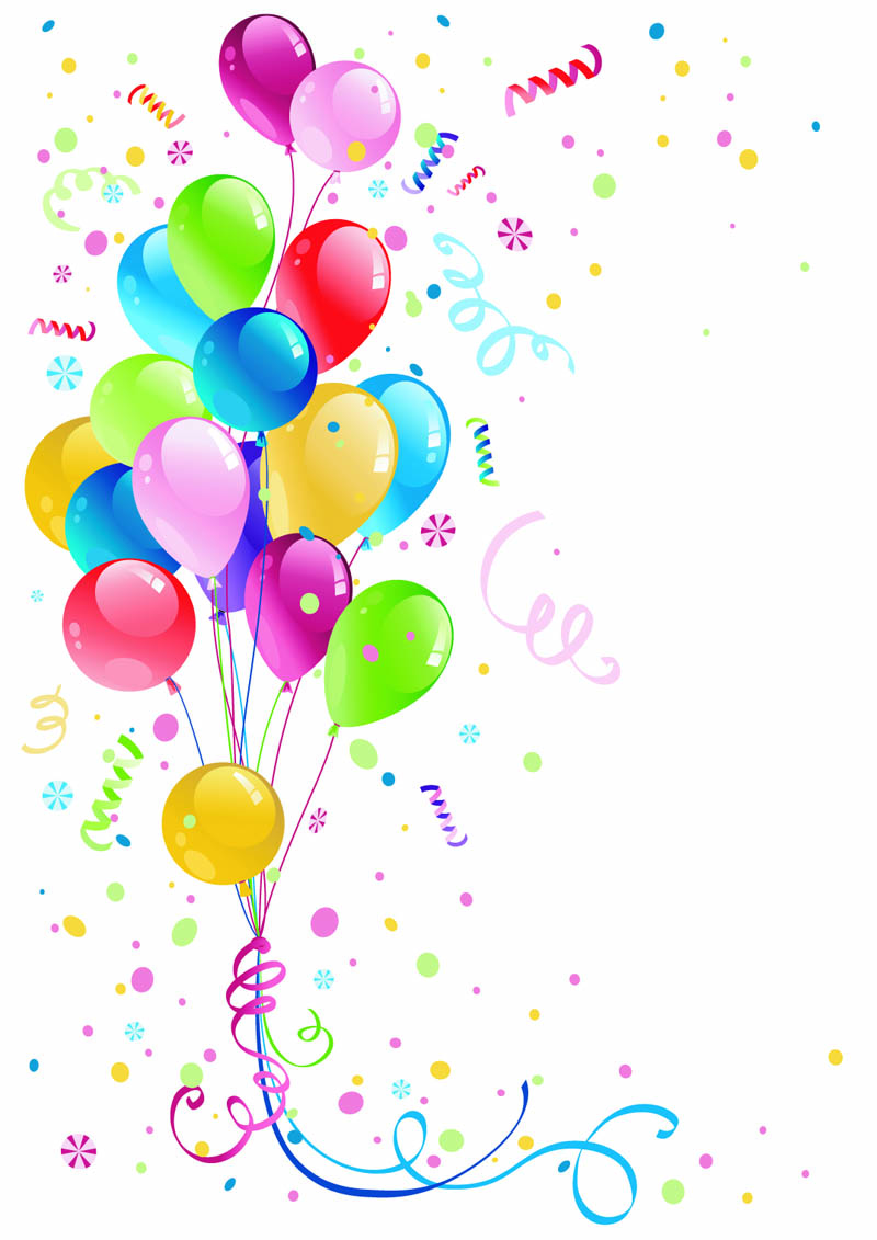 free vector Beautifully colored balloons 03 vector